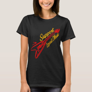 Unterstütze lokale Musik Schlafe mit einem Musiker T-Shirt