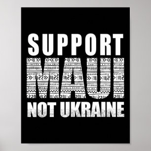 Unterstütze Maui nicht Ukraine Poster