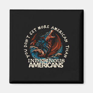 Unterstütze Native Americans gegen Trump Magnet