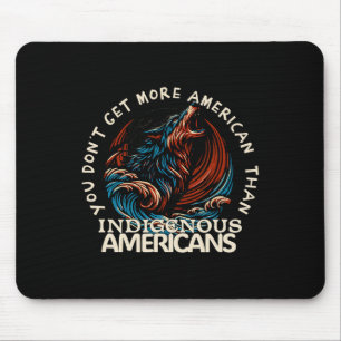 Unterstütze Native Americans gegen Trump Mousepad