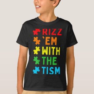 Unterstütze sie mit dem Tism-Autismus für Kinder S T-Shirt