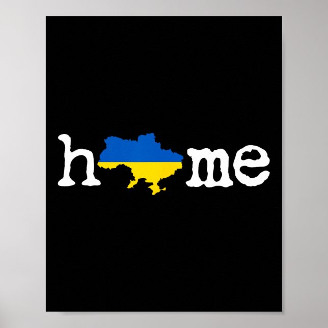 Unterstütze Ukraine3 Poster (Vorne)