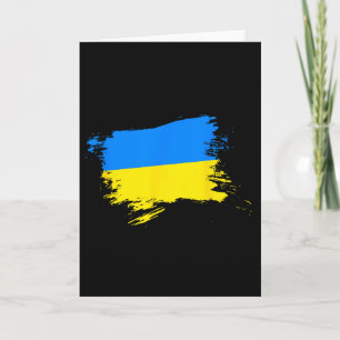 Unterstütze Ukraine Flagge Ukrainischer Stolz Herz Karte
