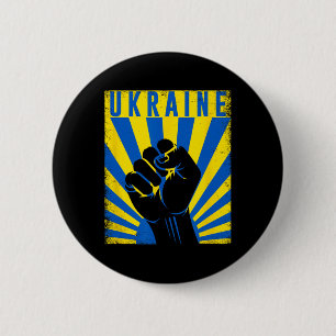 Unterstütze Ukraine Hand Faist Ukraine Widerstehen Button