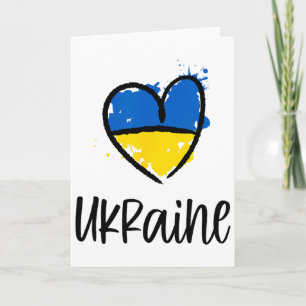 Unterstütze Ukraine Ich stehe mit der ukrainischen Karte