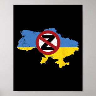 Unterstütze Ukraine Ich stehe mit Ukraine 2 Poster