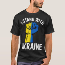 Unterstütze Ukraine Ich stehe mit Ukraine Flagge