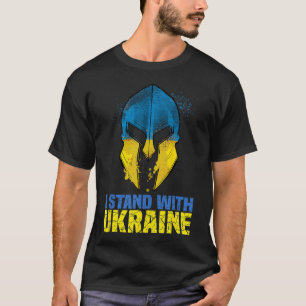 Unterstütze Ukraine Ich stehe mit Ukraine Spartani T-Shirt