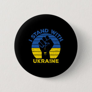 Unterstütze Ukraine Ich stehe mit Ukraine Ukrainis Button