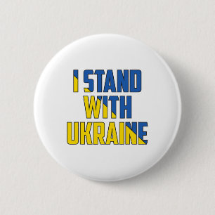 Unterstütze Ukraine Ich stehe mit Ukraine Ukrainis Button
