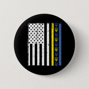 Unterstütze Ukraine Ich stehe mit Ukraine Ukrainis Button