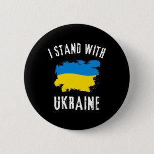 Unterstütze Ukraine Ich stehe mit Ukraine Ukrainis Button