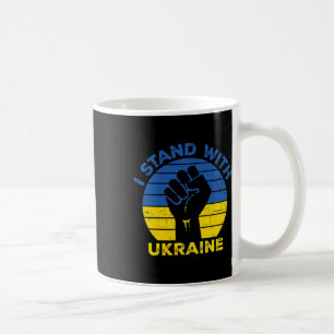 Unterstütze Ukraine Ich stehe mit Ukraine Ukrainis Kaffeetasse
