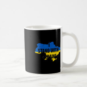 Unterstütze Ukraine Ich stehe mit Ukraine Ukrainis Kaffeetasse