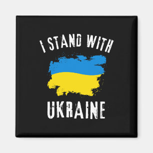 Unterstütze Ukraine Ich stehe mit Ukraine Ukrainis Magnet