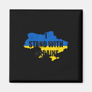 Unterstütze Ukraine Ich stehe mit Ukraine Ukrainis Magnet