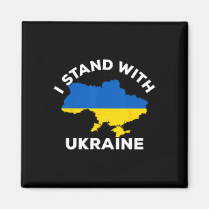 Unterstütze Ukraine Ich stehe mit Ukraine Ukrainis Magnet
