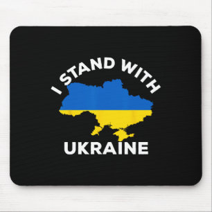 Unterstütze Ukraine Ich stehe mit Ukraine Ukrainis Mousepad