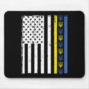 Unterstütze Ukraine Ich stehe mit Ukraine Ukrainis Mousepad