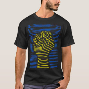 Unterstütze Ukraine Ich stehe mit Ukraine Ukrainis T-Shirt