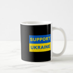 Unterstütze und stehe mit der Ukraine für Demokrat Kaffeetasse