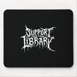 Unterstützen Sie das Bookwortdesign Ihres lokalen Mousepad