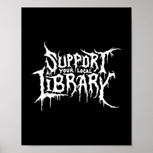 Unterstützen Sie das Bookwortdesign Ihres lokalen Poster