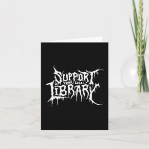 Unterstützen Sie das Design Ihres lokalen Biblioth Karte