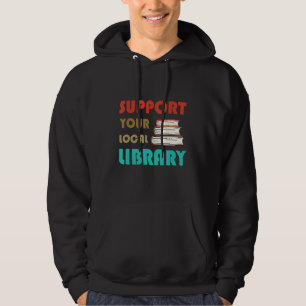Unterstützen Sie das Vintage Bibliotheksbuch Ihrer Hoodie