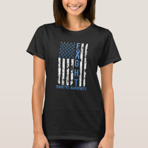 Unterstützen Sie den Kampf USA-Flagge Typ 2 Typ 1  T-Shirt