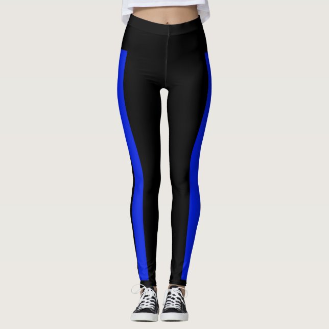 UNTERSTÜTZEN Sie DIE BLAUEN Leggings des blauen (Vorderseite)