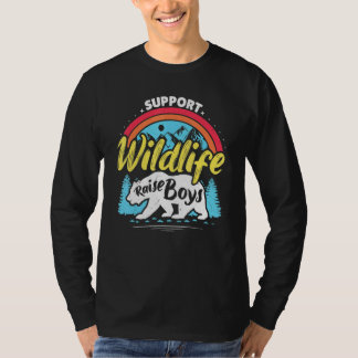 Unterstützen Sie die Tierwelt, ziehen Sie wilde Ki T-Shirt