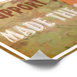 Unterstützen Sie Ihr lokales Hühnchen von Heather  Poster