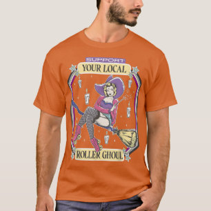 Unterstützen Sie Ihr lokales Roller Girl Ghoul Hex T-Shirt