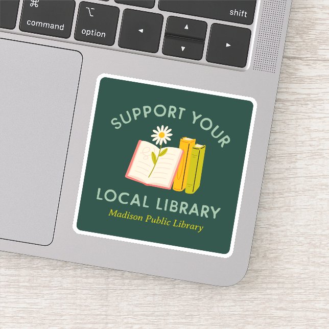 Unterstützen Sie Ihre benutzerdefinierte lokale Bi Aufkleber (Detail)