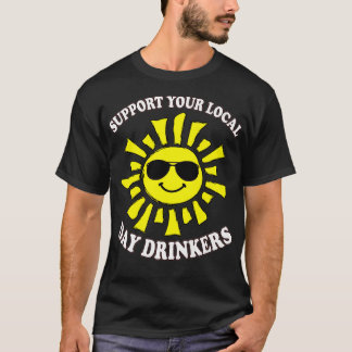 Unterstützen Sie Ihre Getränke am Tag mit Sonnensc T-Shirt