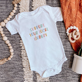 Unterstützen Sie Ihre Lokale Bibliothek Baby Strampler