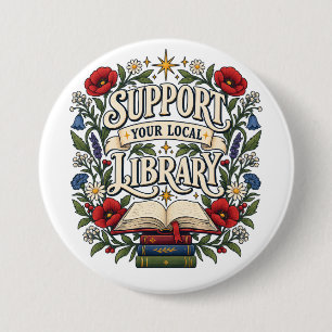 Unterstützen Sie Ihre lokale Bibliothek Button
