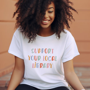 Unterstützen Sie Ihre Lokale Bibliothek Tri-Blend Shirt