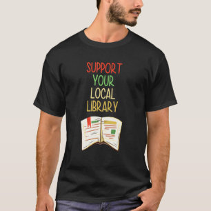 Unterstützen Sie Ihre Lokale Bibliothek Vintage Bi T-Shirt