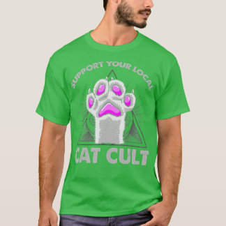 Unterstützen Sie Ihre lokale Katzen-Katzenkatze un T-Shirt