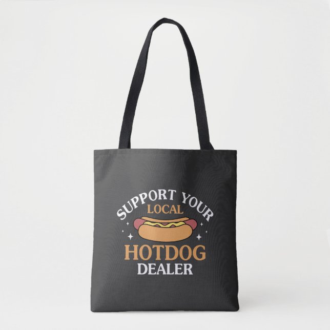 Unterstützen Sie Ihren lokalen Hotdog-Händler (Vorderseite)