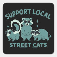Unterstützen Sie lokale Straßenkatze lustiger Wasc