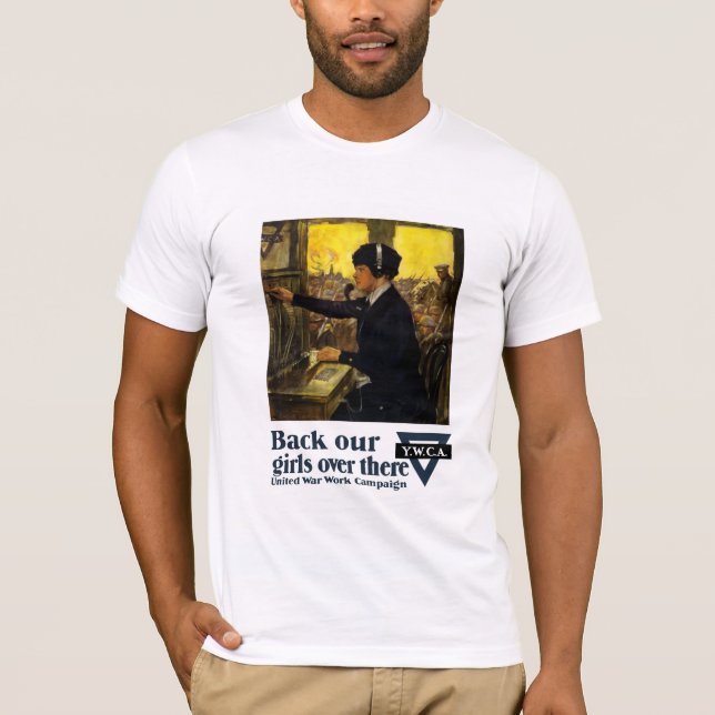 Unterstützen Sie unsere Mädchen dort -- YWCA T-Shirt (Vorderseite)