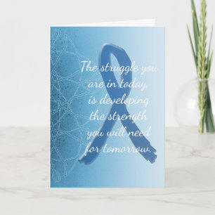 Unterstützende ME CFS Freundschaftskarte Karte