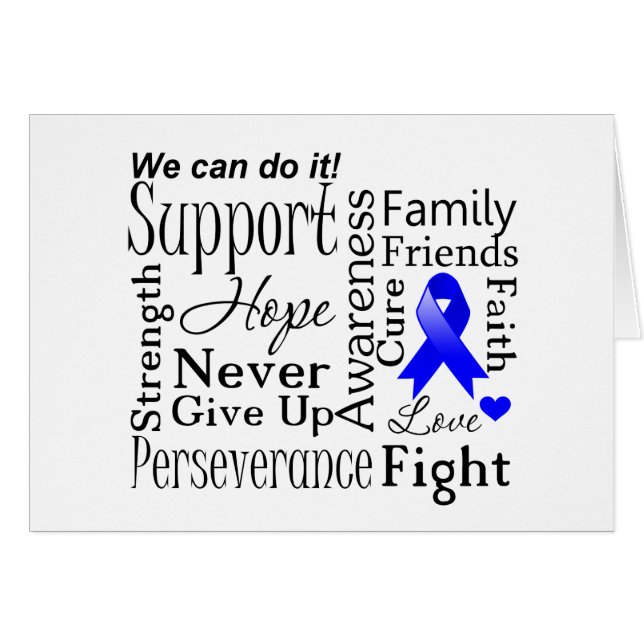 Unterstützende Worte für rektale Krebserkrankungen (Vorderseite (Horizontal))