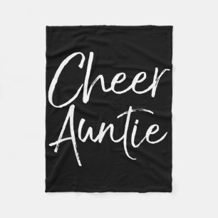Unterstützender Cheerleading-Wettbewerb Tante Outf Fleecedecke