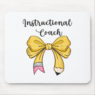 Unterstützender Coach Lustiger Rückkehr-zur-Schule Mousepad