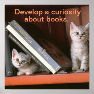 Unterstützendes Literaturplakat Poster