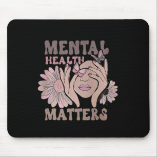 Unterstützer für das Bewusstsein für psychische Ge Mousepad